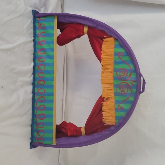 : 11pc Vintage Learning Resources hand puppets and pappa geppetto fabric stage - Picture 4 of 16